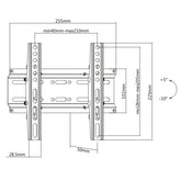 ATC Βάση Τηλεόρασης Επιτοίχια ATC-2522